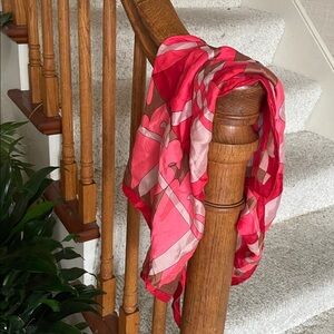 Bohemian Silk Blend Hair Scarf Multi Use Wrap